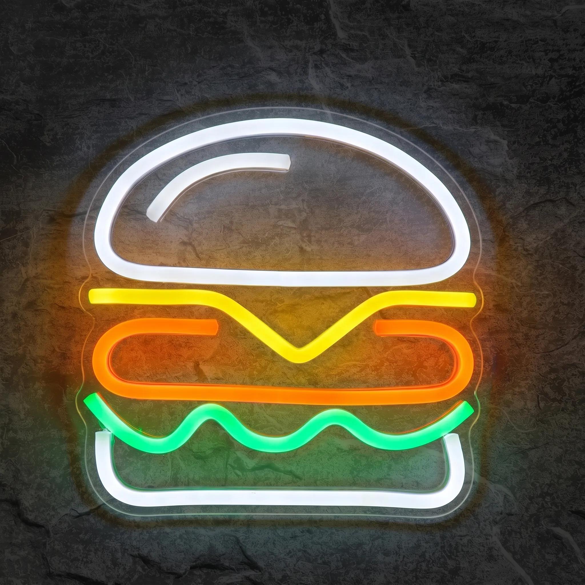 Néon Hamburger - Néon personnalisé NeonStar