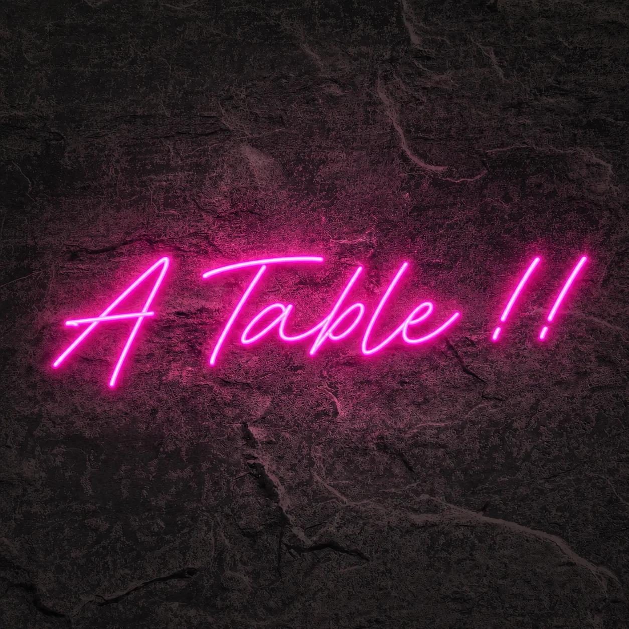 Néon À Table !! - Néon personnalisé NeonStar