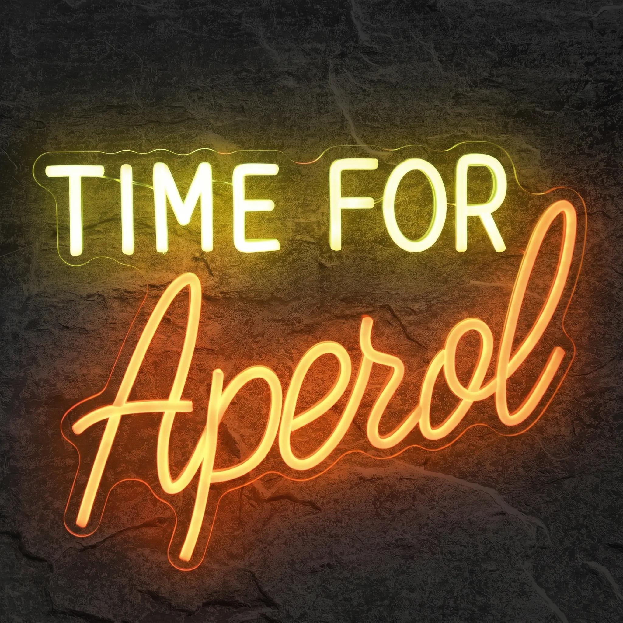 Néon Time for Aperol - Néon personnalisé NeonStar