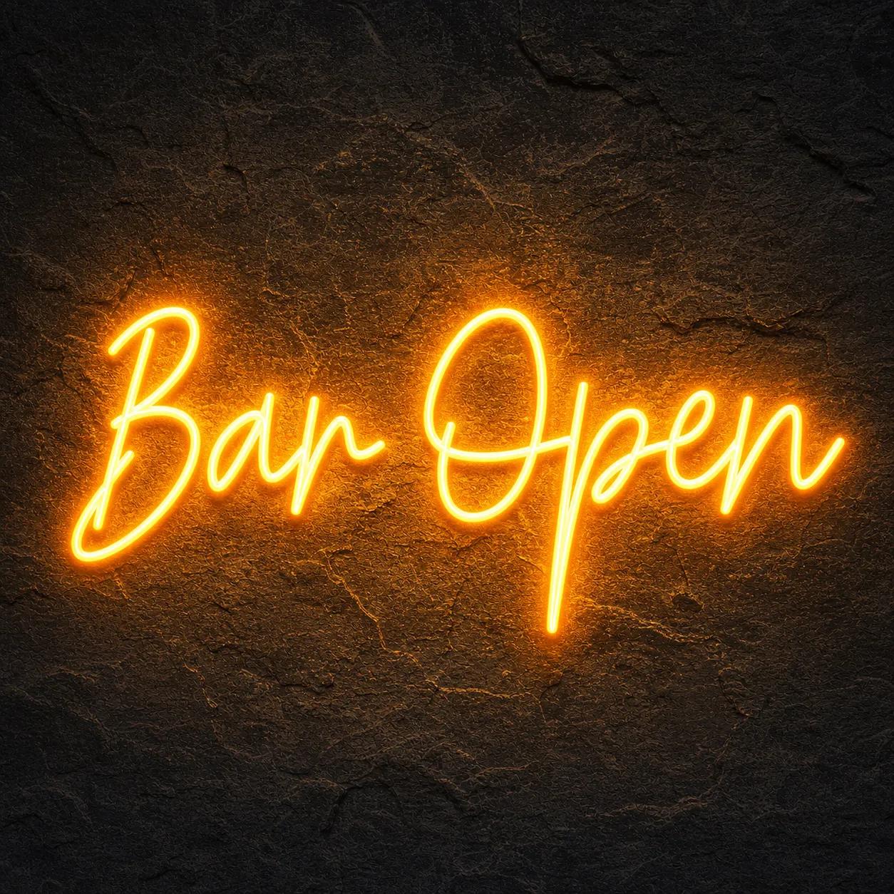 Néon Bar Open Sign - Néon personnalisé NeonStar