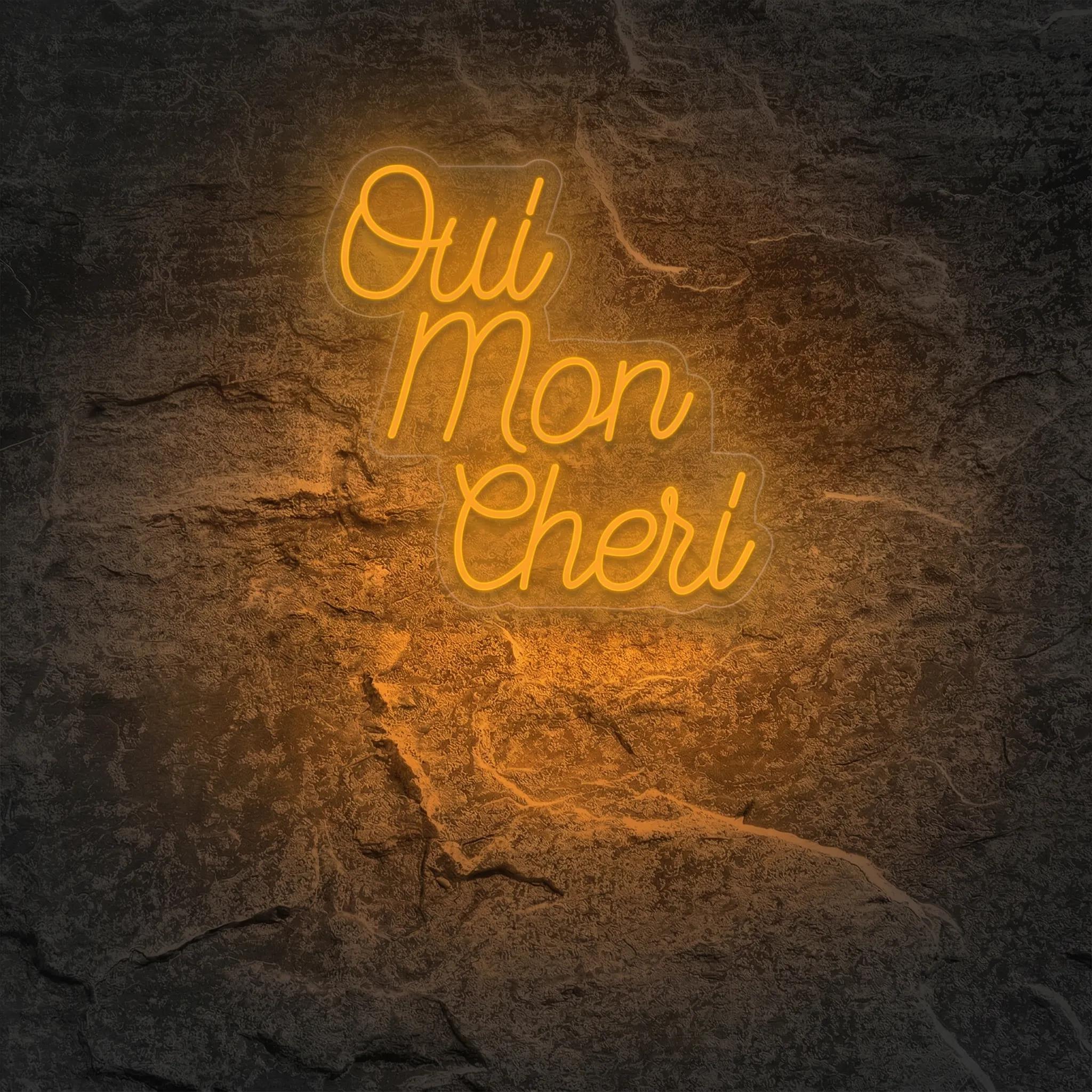 Néon Oui Mon Chéri - Néon personnalisé NeonStar