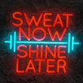 Miniature Néon Sweat Now Shine Later - Néon personnalisé
