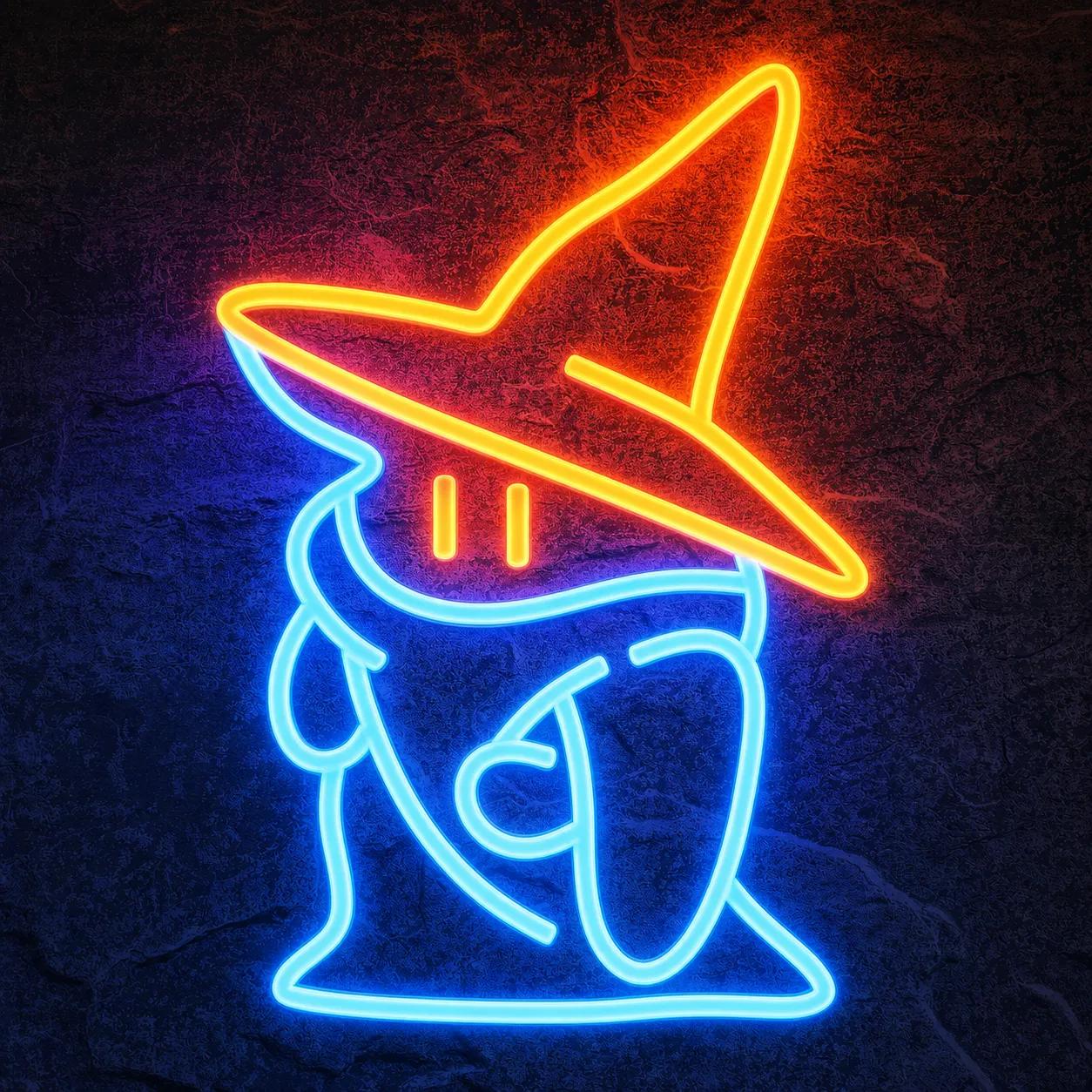Néon Mage Noir Final Fantasy - Néon personnalisé NeonStar