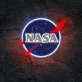 Miniature Néon Logo NASA UV Print - Néon personnalisé