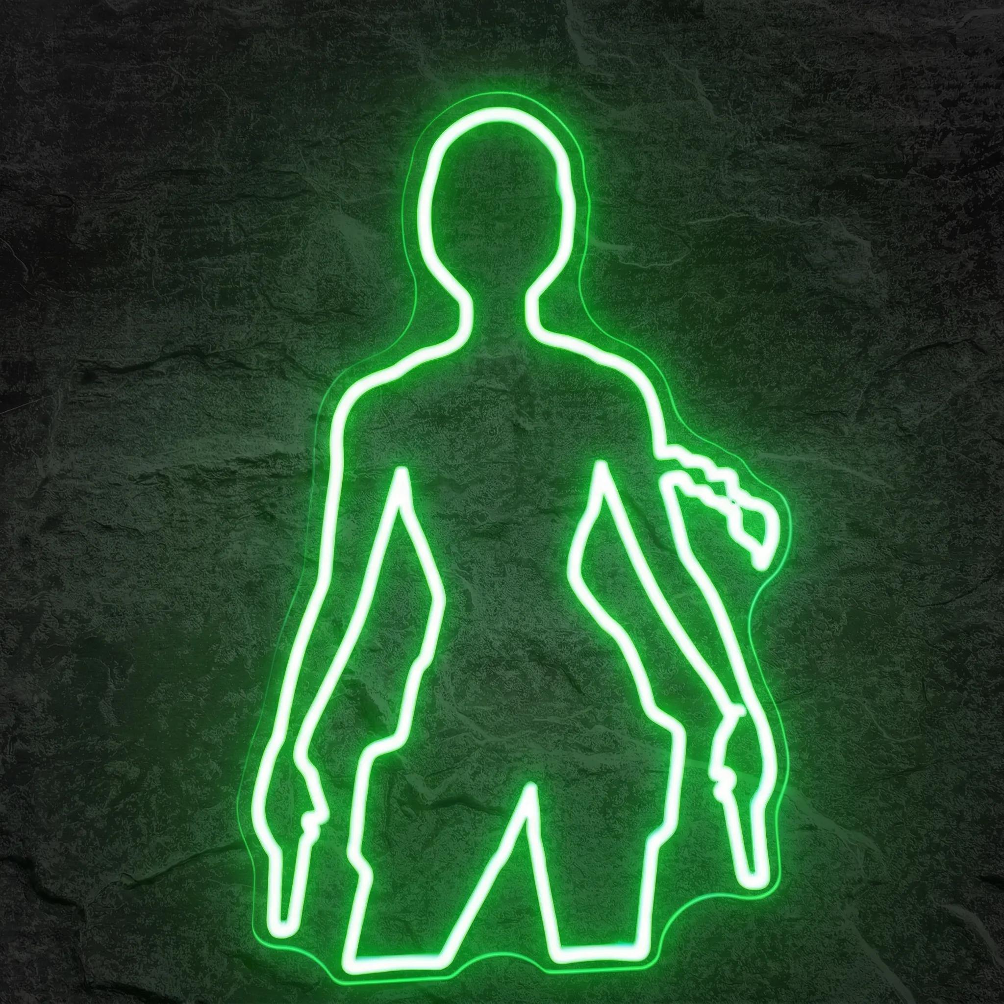 Néon Lara Croft - Néon personnalisé NeonStar