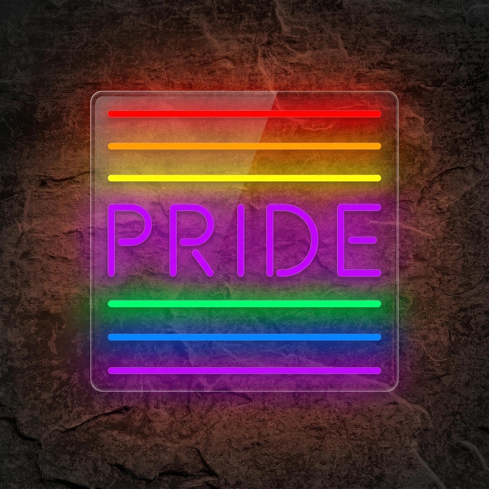 Néon LGBT Pride Arc-en-ciel - Néon personnalisé NeonStar