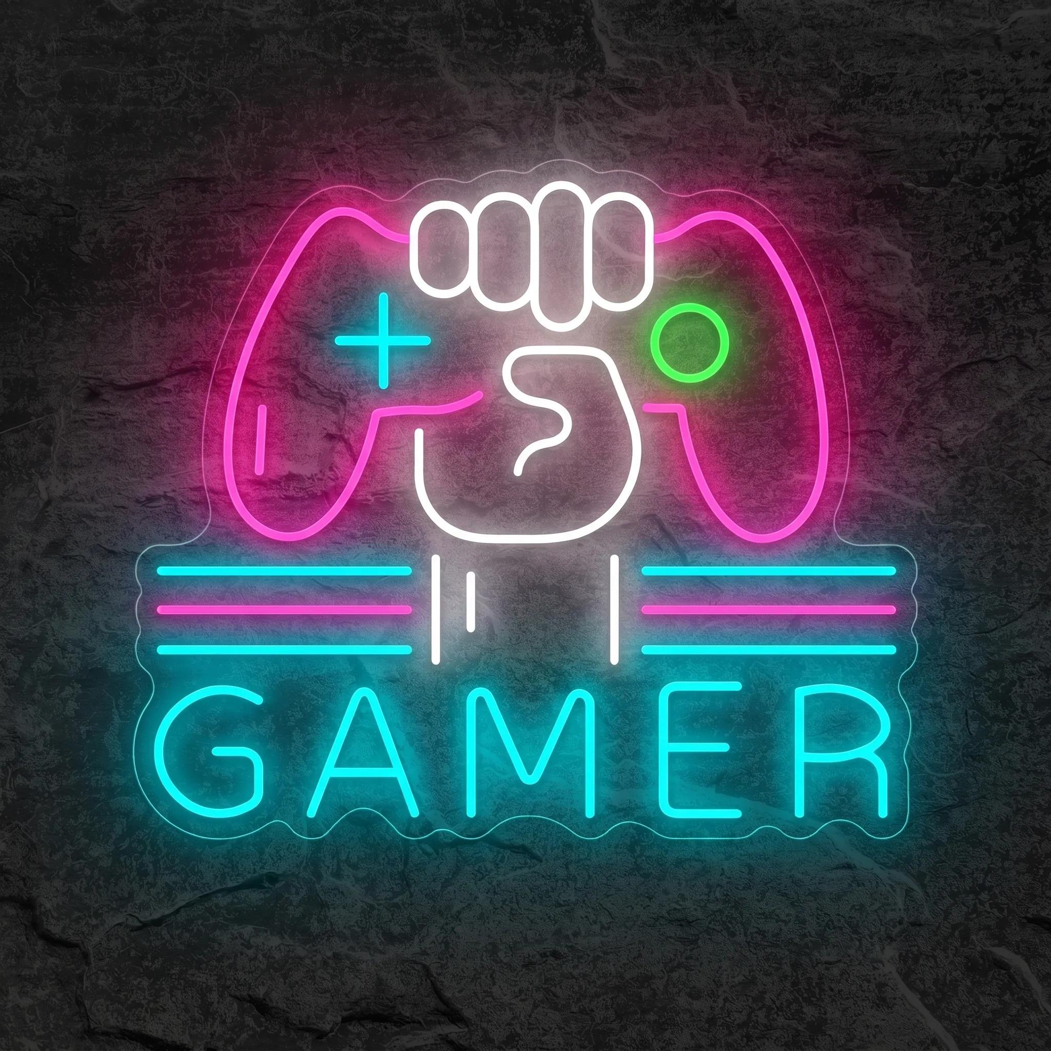 Néon Manette Gamer - Néon personnalisé NeonStar