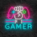 Miniature Néon Manette Gamer - Néon personnalisé