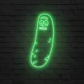Miniature Néon Cornichon Pickle Rick - Néon personnalisé