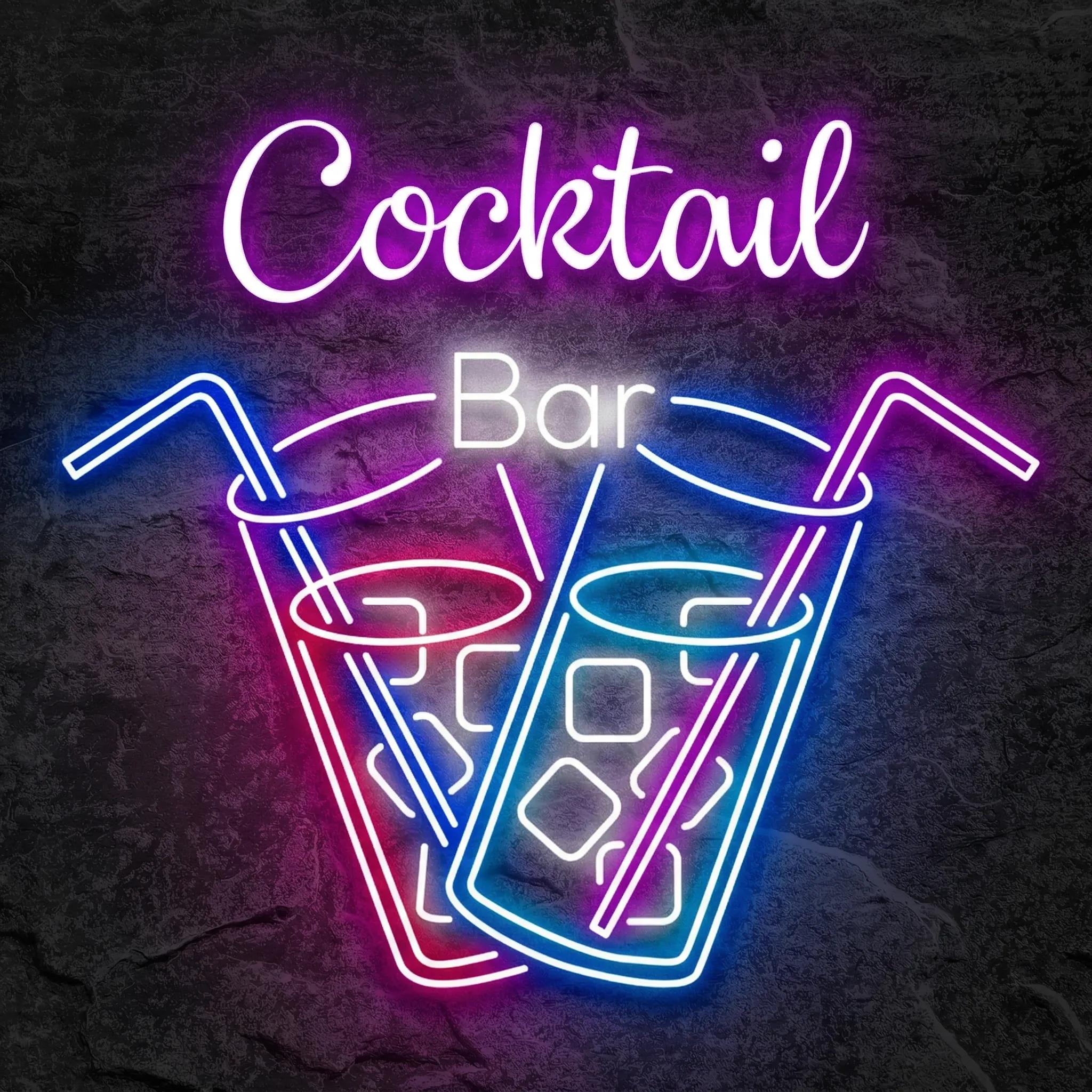 Néon Cocktail Bar - Néon personnalisé NeonStar