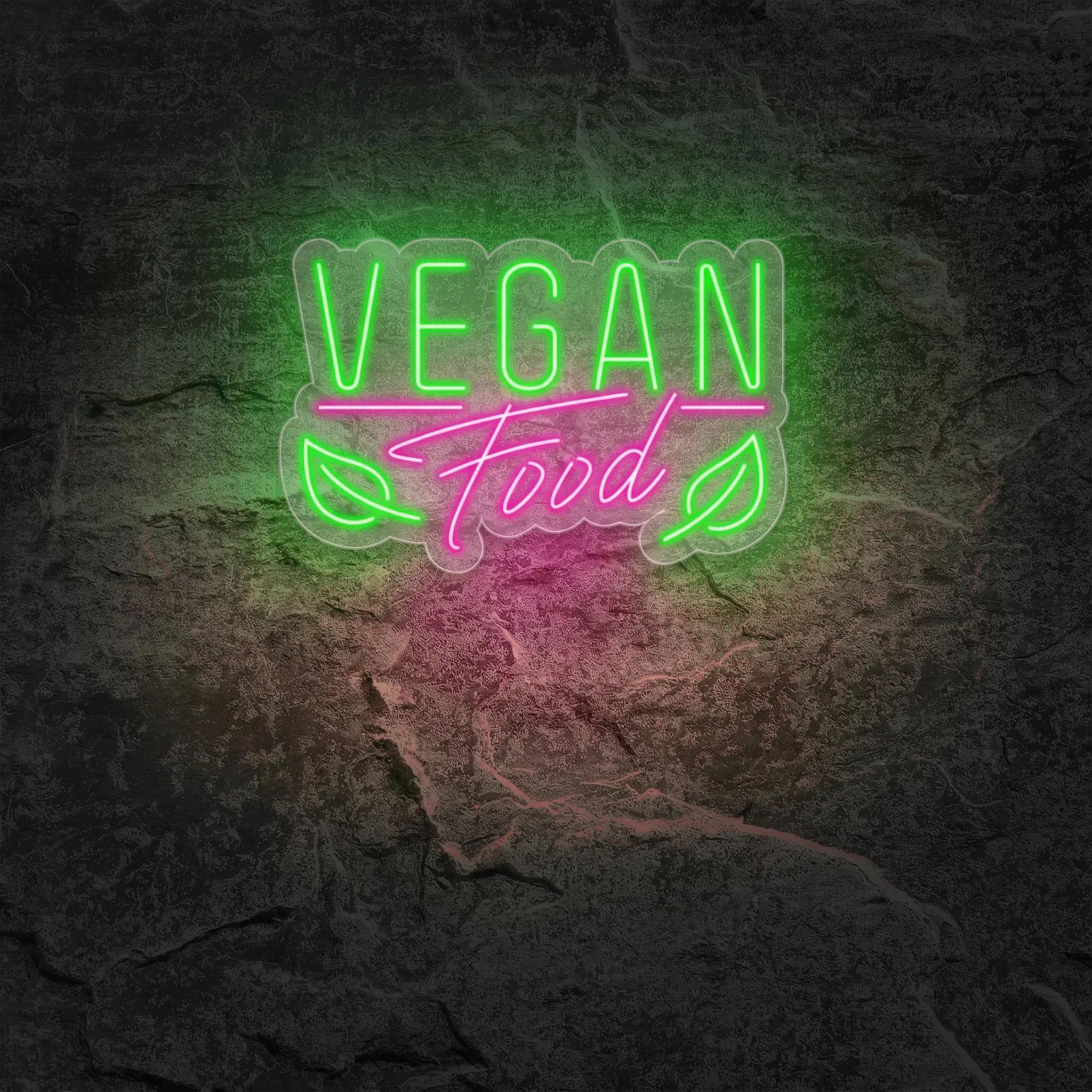 Néon Vegan Food - Néon personnalisé NeonStar