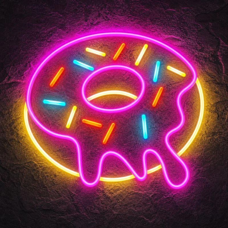 Néon Donut Simpsons - Néon personnalisé NeonStar