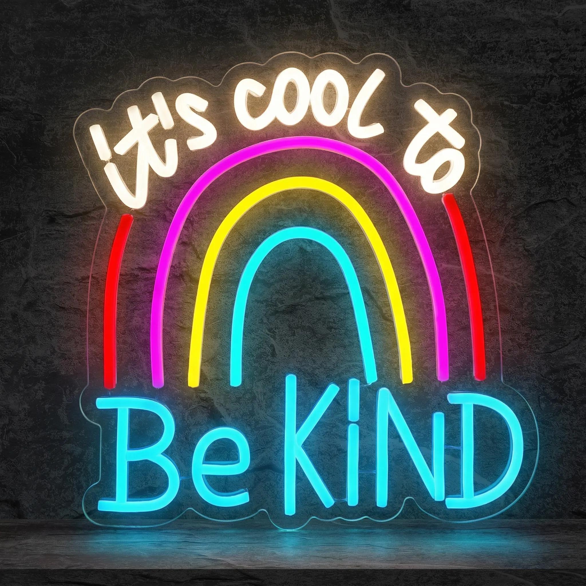 Néon It's Cool To Be Kind - Néon personnalisé NeonStar