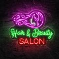 Miniature Néon Hair Salon Beauty - Néon personnalisé