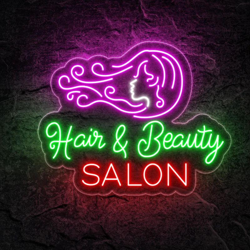 Néon Hair Salon Beauty - Néon personnalisé NeonStar