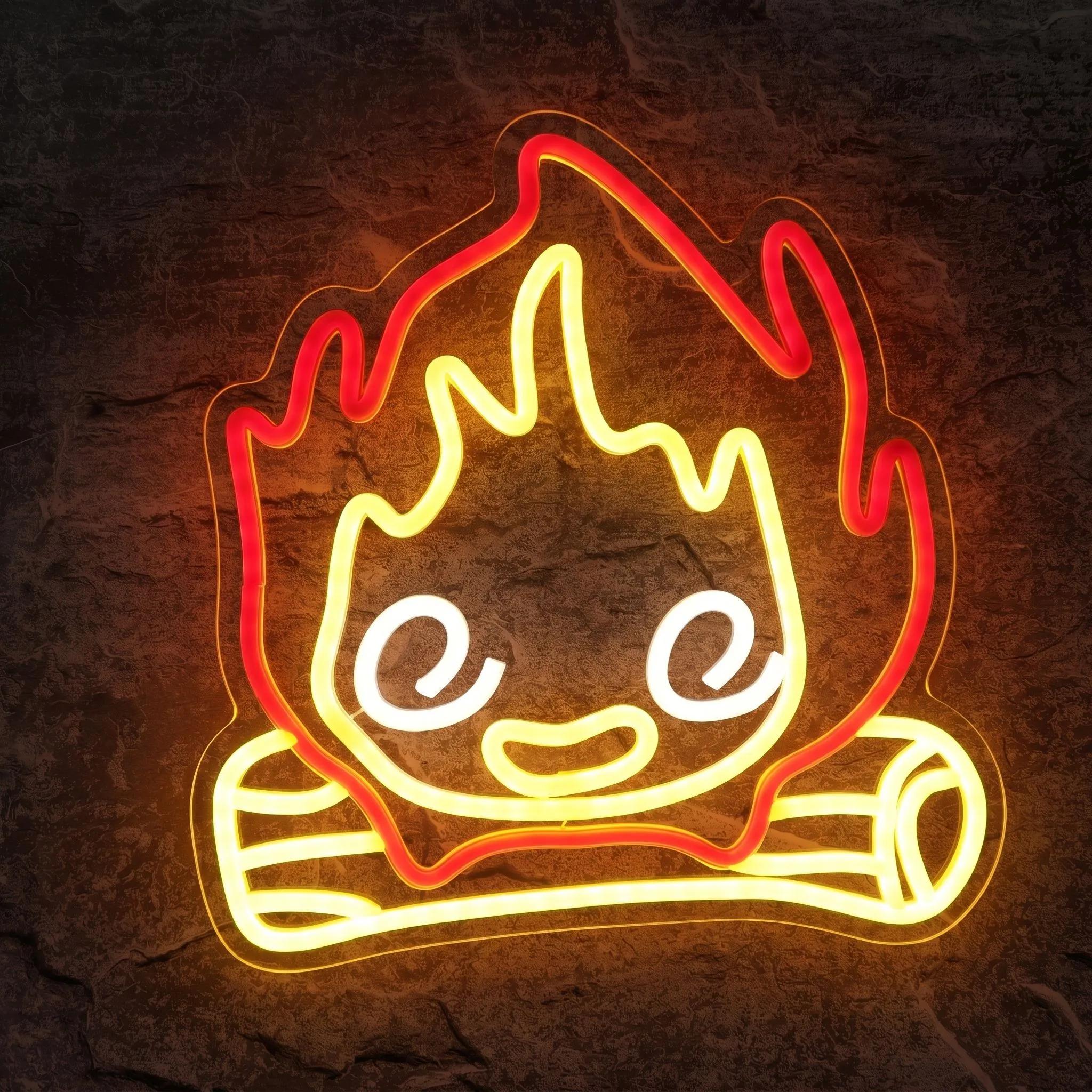 Néon Calcifer - Néon personnalisé NeonStar