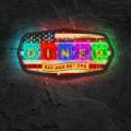 Miniature Néon Retro Route Diner - Néon personnalisé