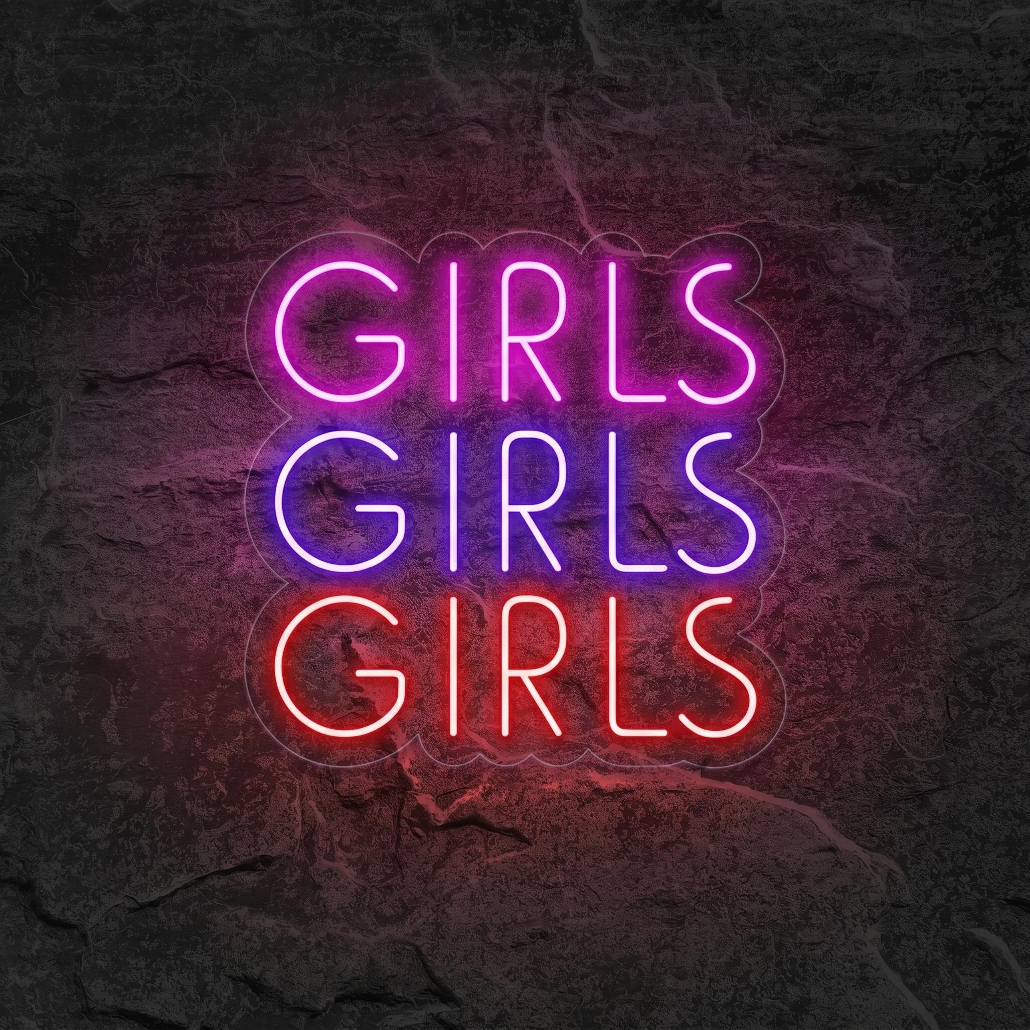 Néon Girls Girls Girls - Néon personnalisé NeonStar