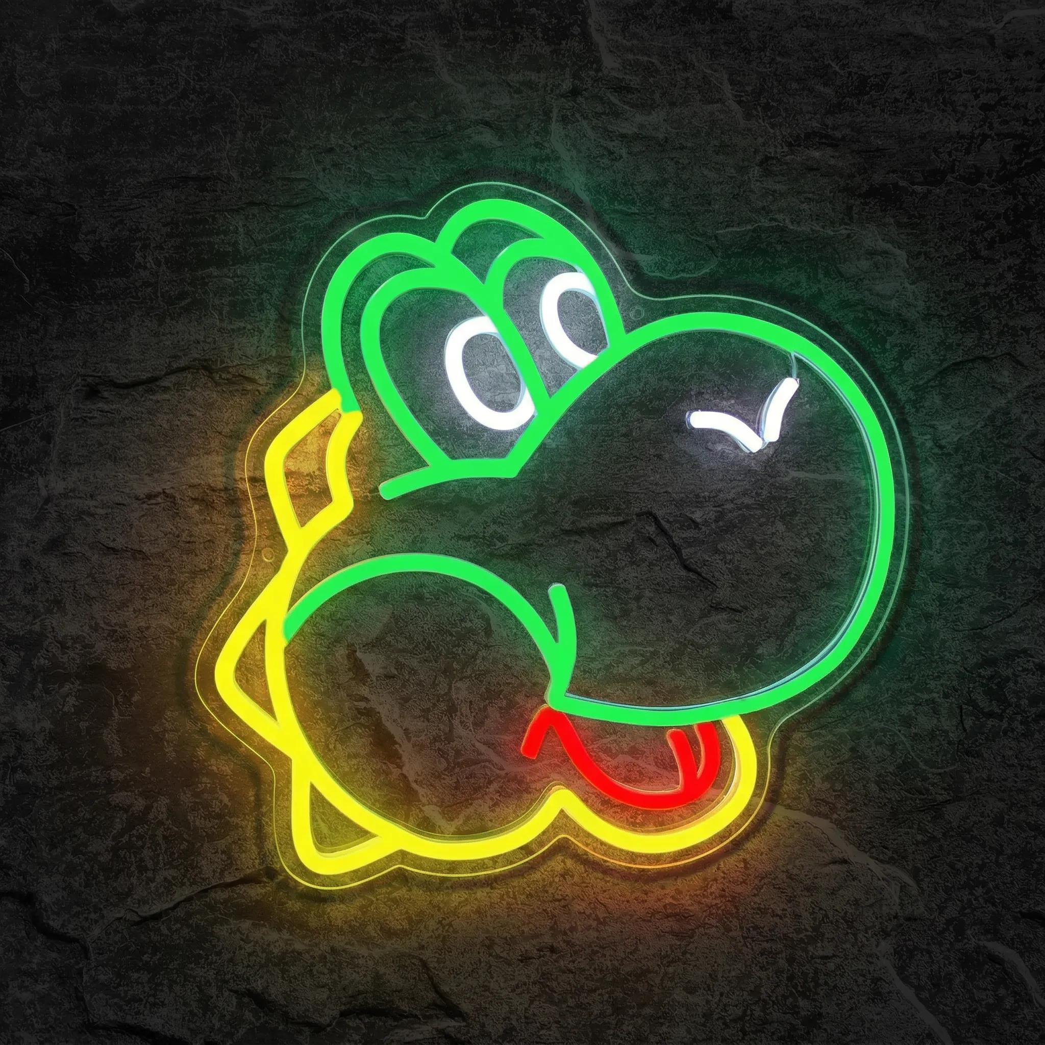 Néon Yoshi Mario Bros - Néon personnalisé NeonStar