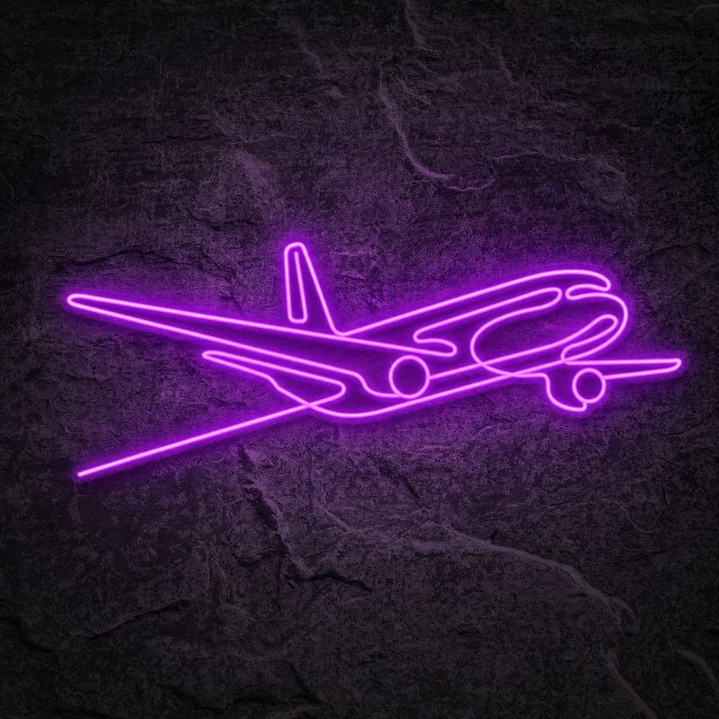 Néon Avion Bleu - Néon personnalisé NeonStar
