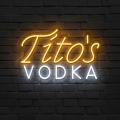 Miniature Néon Bar À Bière Tito's Vodka Vintage - Néon personnalisé