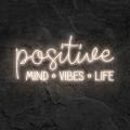 Miniature Néon Positive Mind Vibes Life - Néon personnalisé