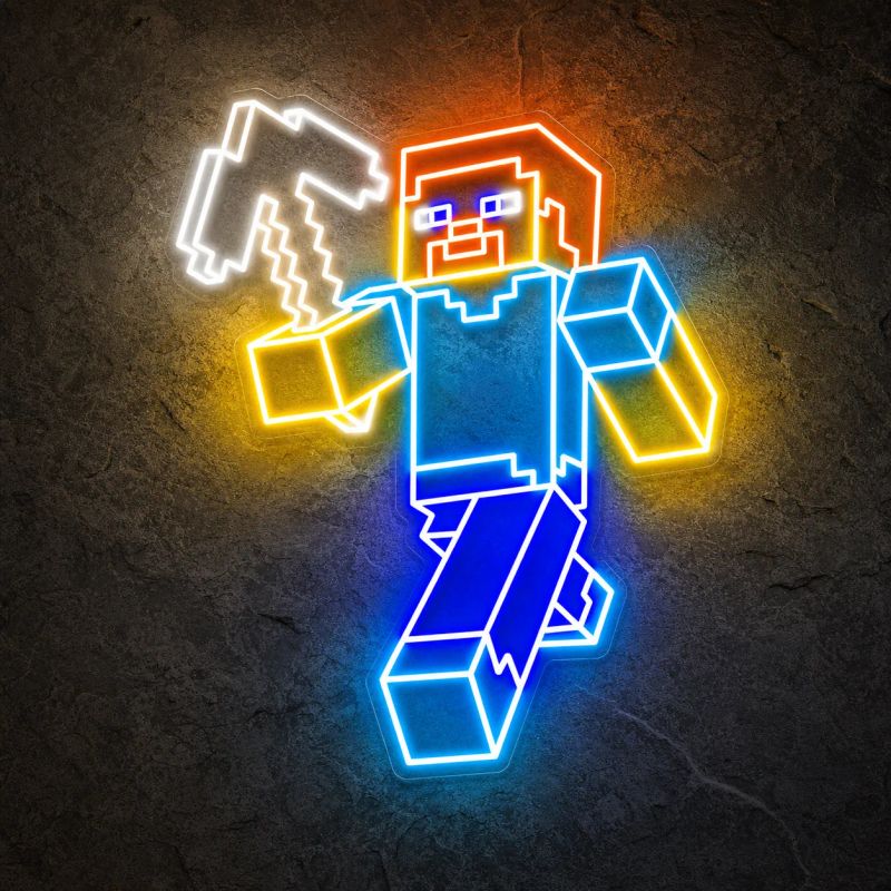 Néon Steeve Minecraft - Néon personnalisé NeonStar