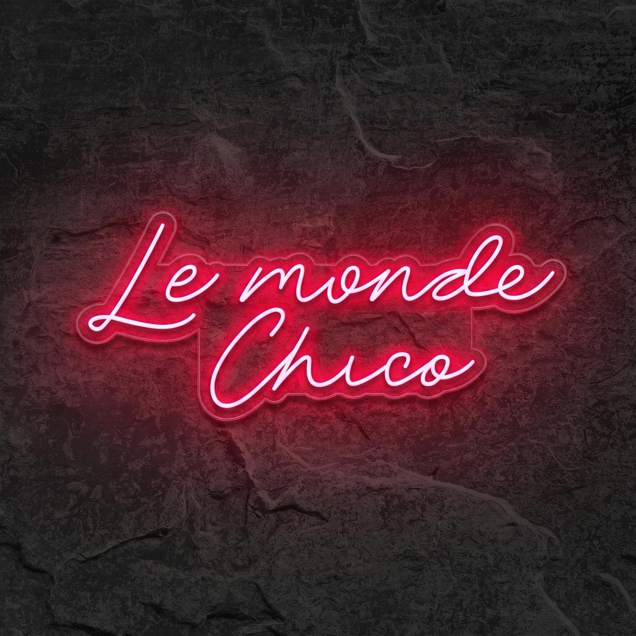 Néon Le monde Chico - Néon personnalisé NeonStar