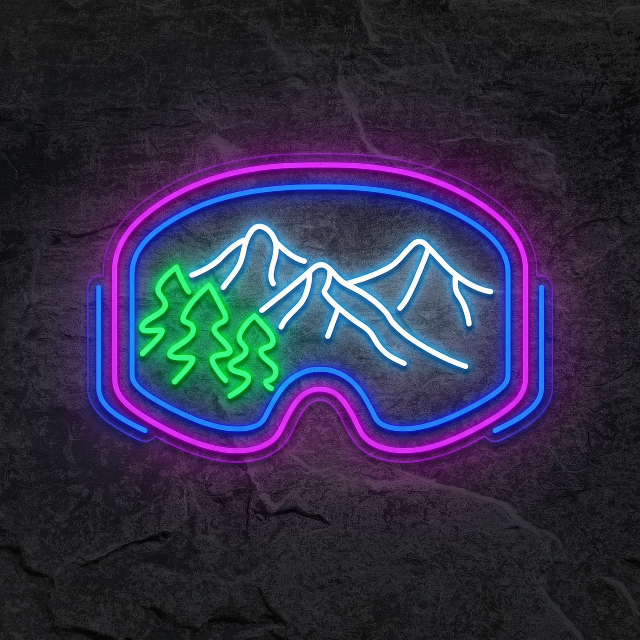 Néon Lunettes de Ski - Néon personnalisé NeonStar