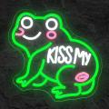 Miniature Néon Kiss My Ass Grenouille - Néon personnalisé