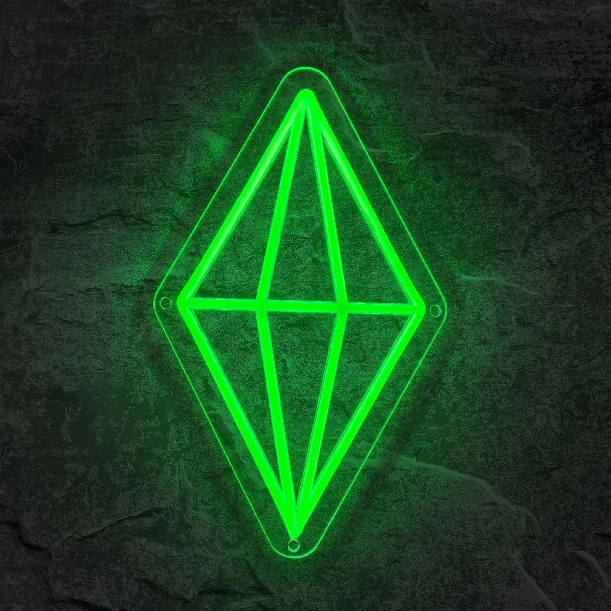 Néon Diamant Sims - Néon personnalisé NeonStar