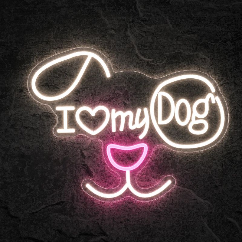 Néon I Love My Dog - Néon personnalisé NeonStar