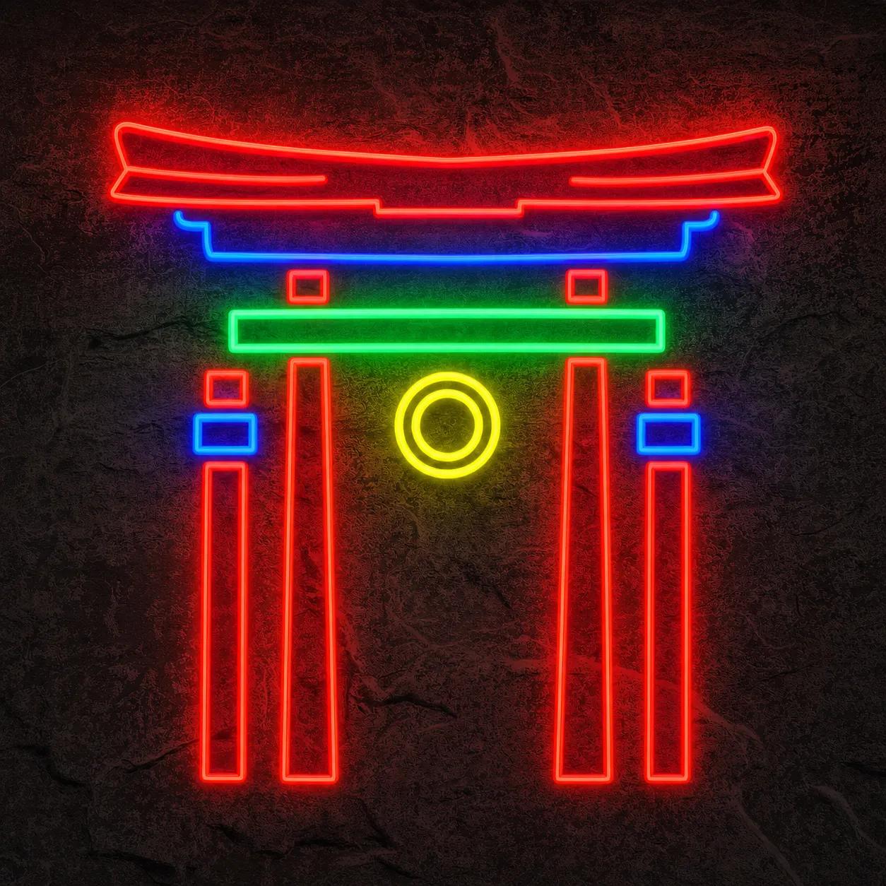 Néon Porte Torii Japonaise - Néon personnalisé NeonStar