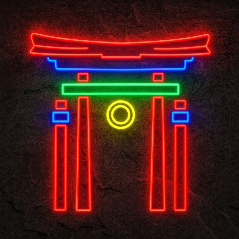 Néon Porte Torii Japonaise - Néon personnalisé NeonStar