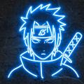 Miniature Néon Sasuke Uchiha - Néon personnalisé