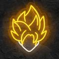 Miniature Néon Vegeta Super Saiyan - Néon personnalisé