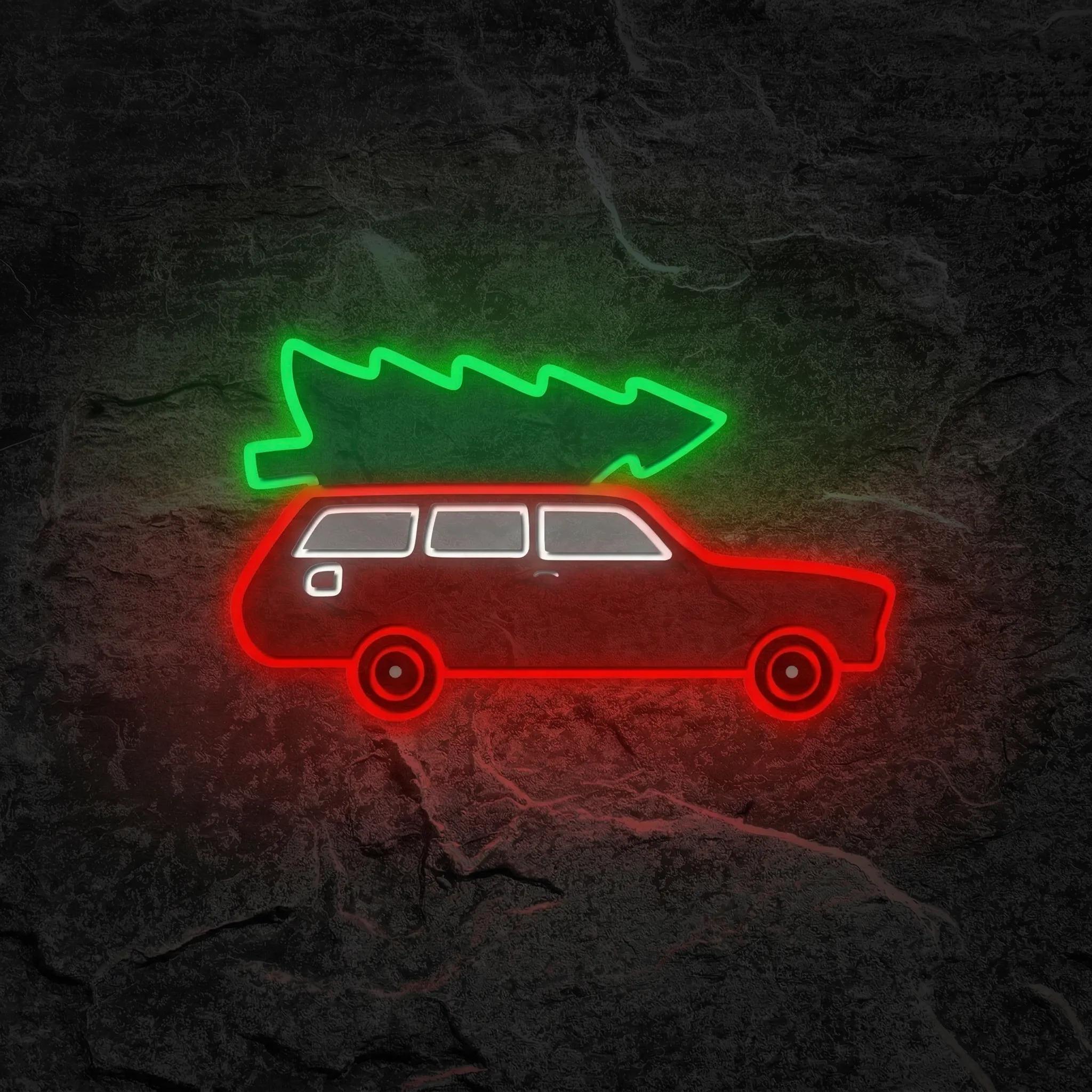 Néon Chariot de Noël - Néon personnalisé NeonStar