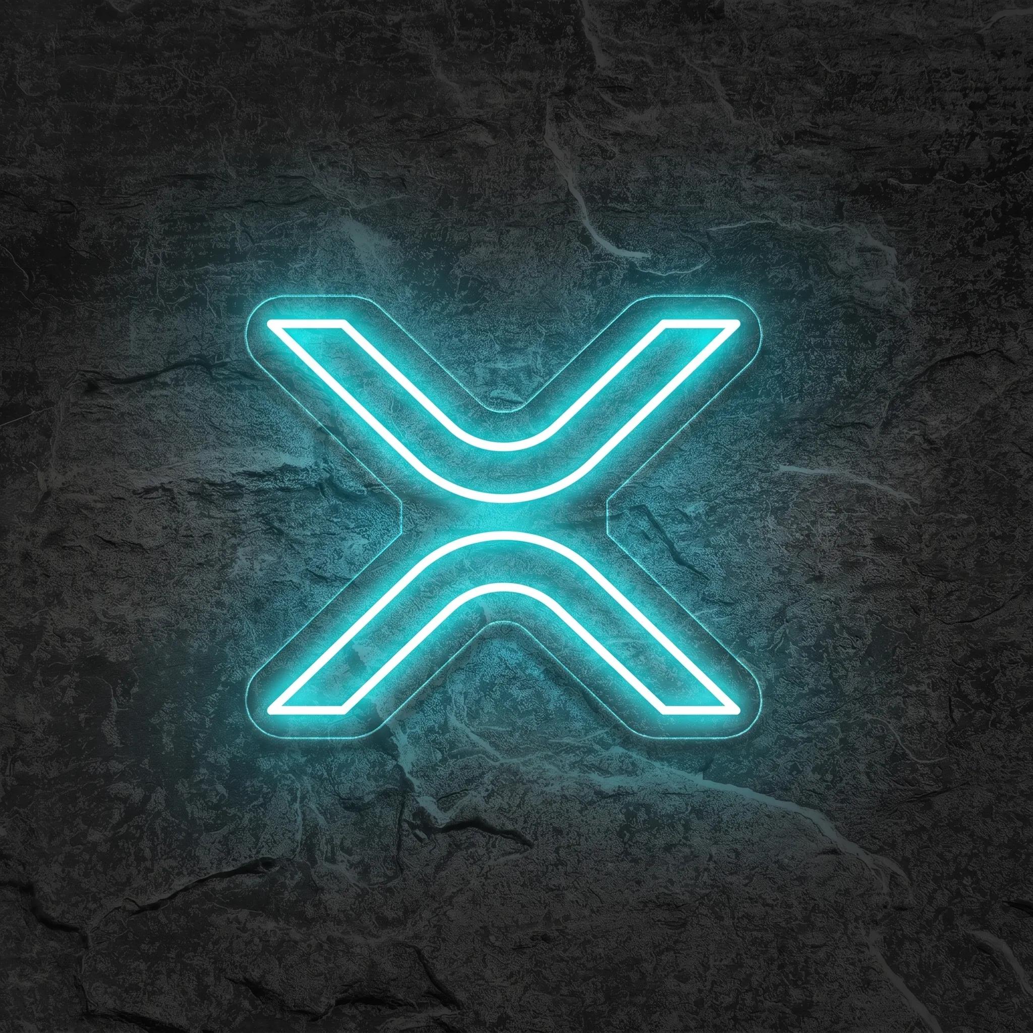 Néon Symbole XRP Ripple - Néon personnalisé NeonStar