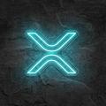 Miniature Néon Symbole XRP Ripple - Néon personnalisé