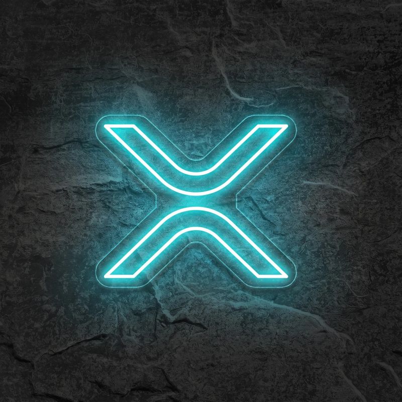 Néon Symbole XRP Ripple - Néon personnalisé NeonStar
