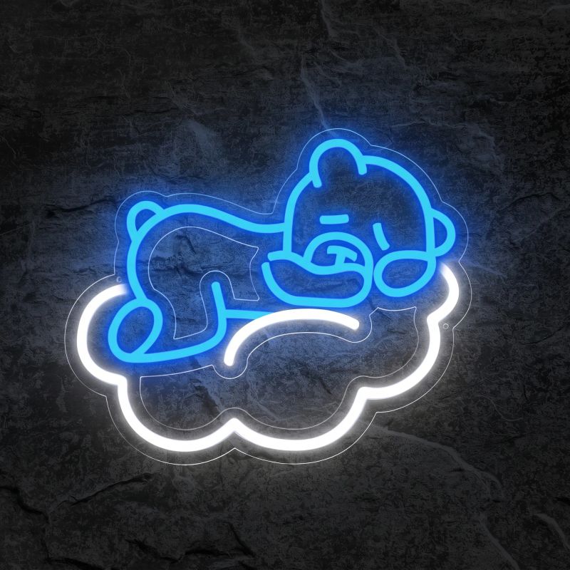 Néon Ourson Nuage - Néon personnalisé NeonStar