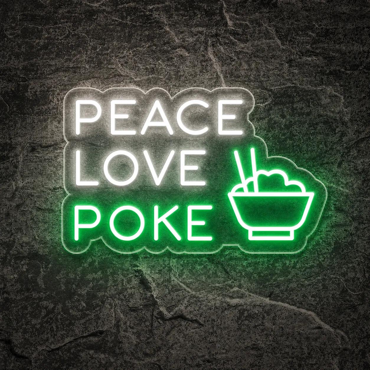 Néon Poke Bowl - Néon personnalisé NeonStar