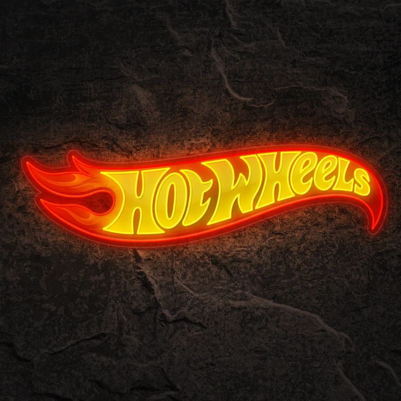 Néon Logo Hot Wheels - Néon personnalisé NeonStar