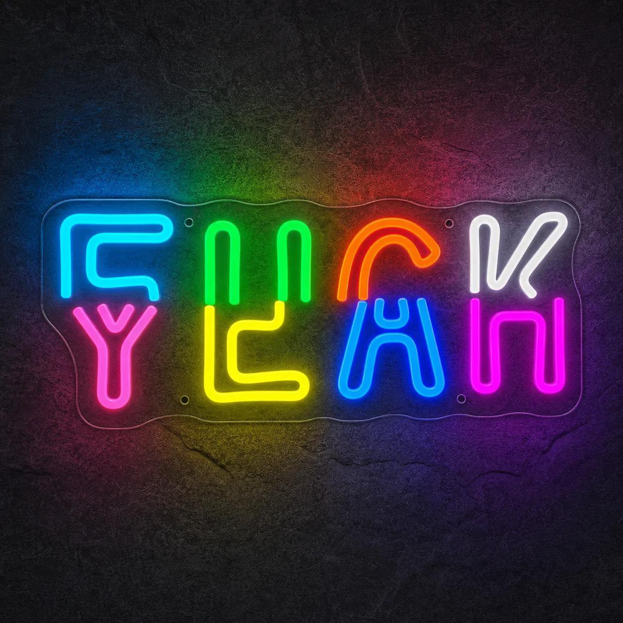 Néon Fuck Yeah Color - Néon personnalisé NeonStar