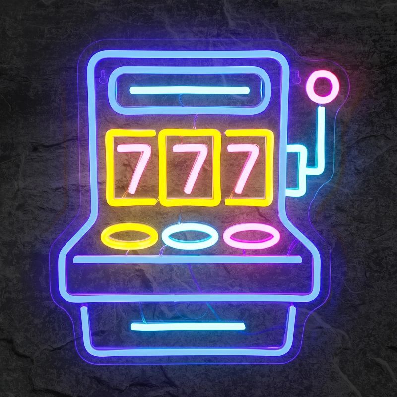 Néon Machine à Sous Casino - Néon personnalisé NeonStar