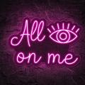 Miniature Néon All Eyes On Me - Néon personnalisé