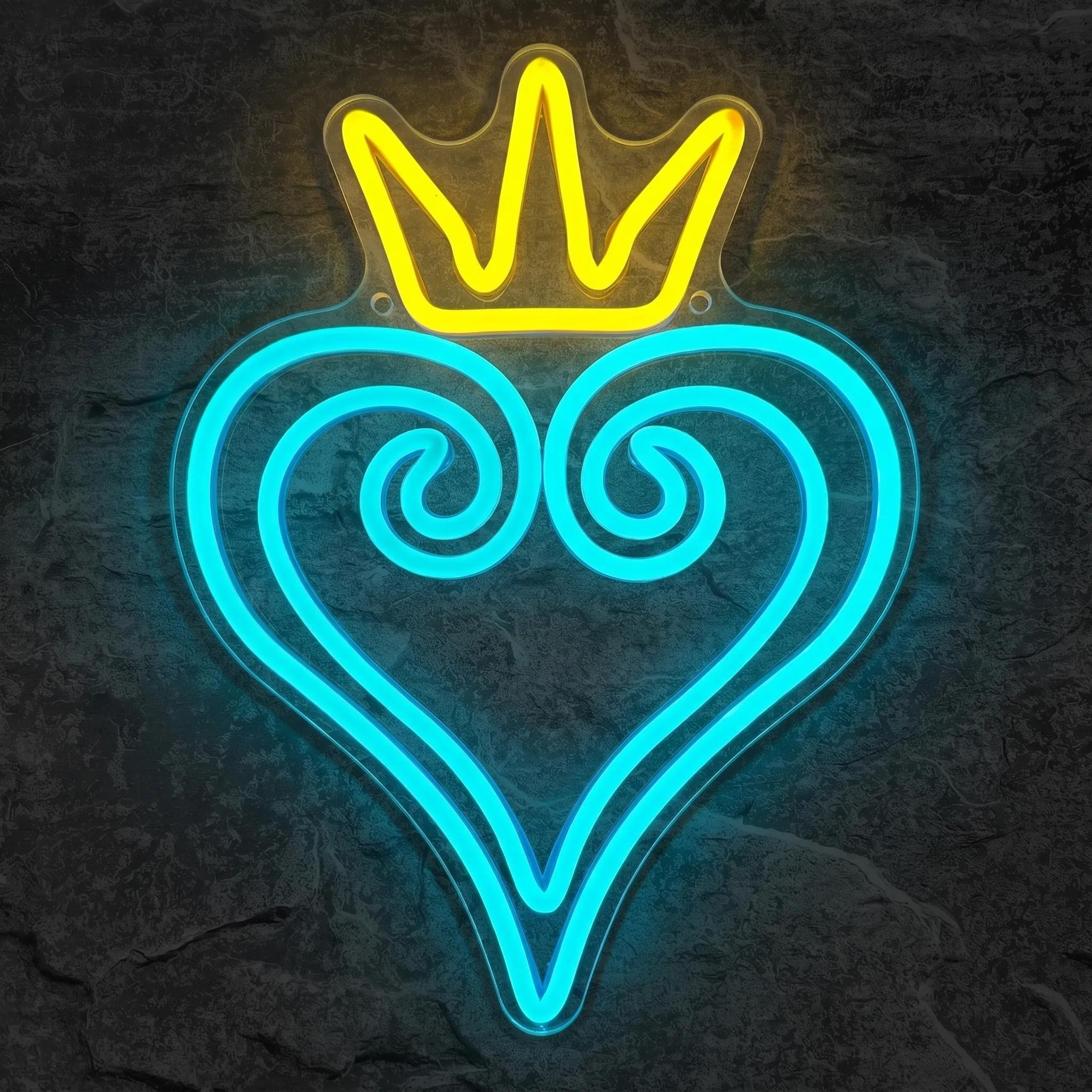 Néon Coeur Kingdom Hearts - Néon personnalisé NeonStar