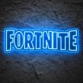 Miniature Néon Fortnite Bleu - Néon personnalisé