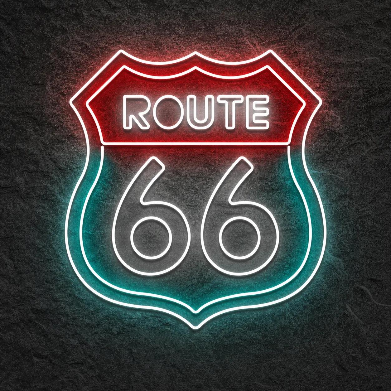 Néon Route 66 - Néon personnalisé NeonStar