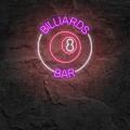 Miniature Néon Billard 8 Ball Bar - Néon personnalisé